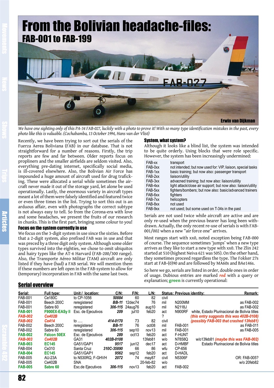 Scramble Magazine Preview Pages