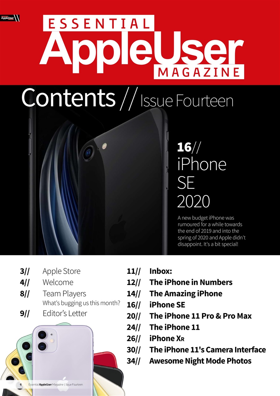 Essential Apple User Preview Pages