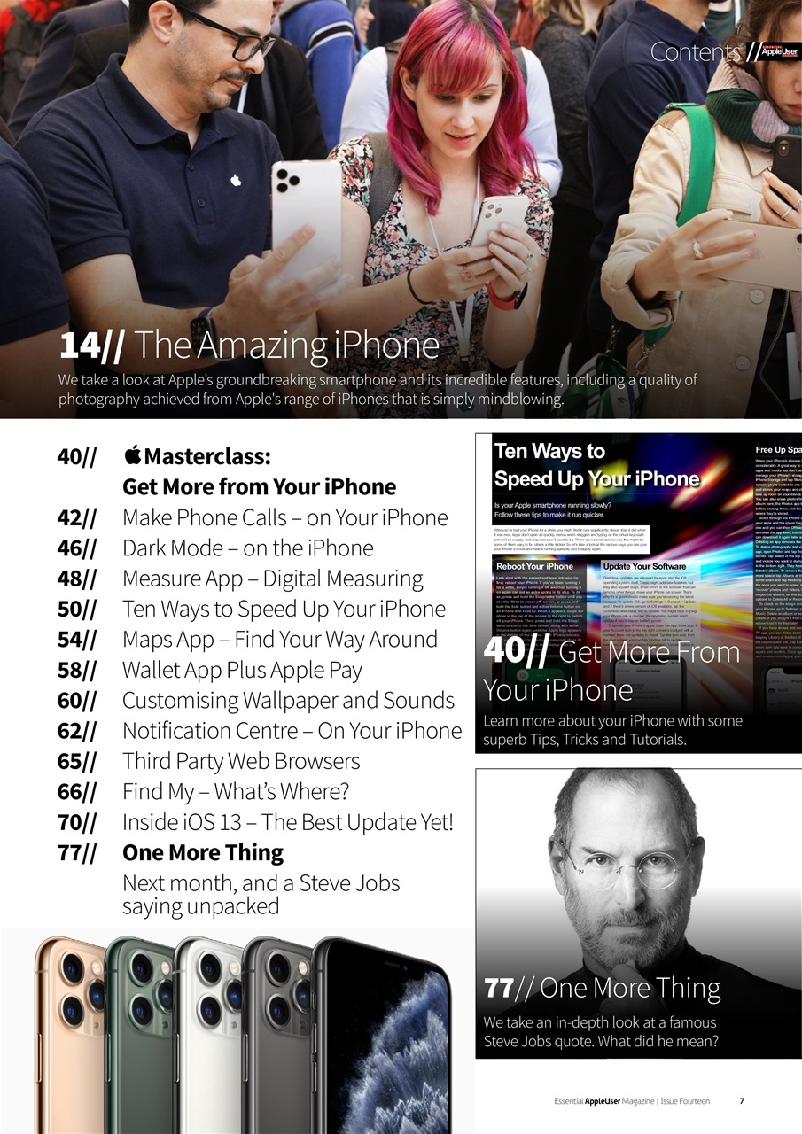 Essential Apple User Preview Pages
