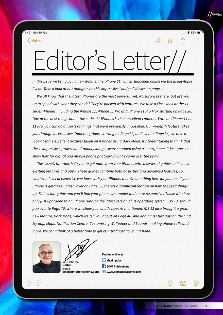 Essential Apple User Preview Pages