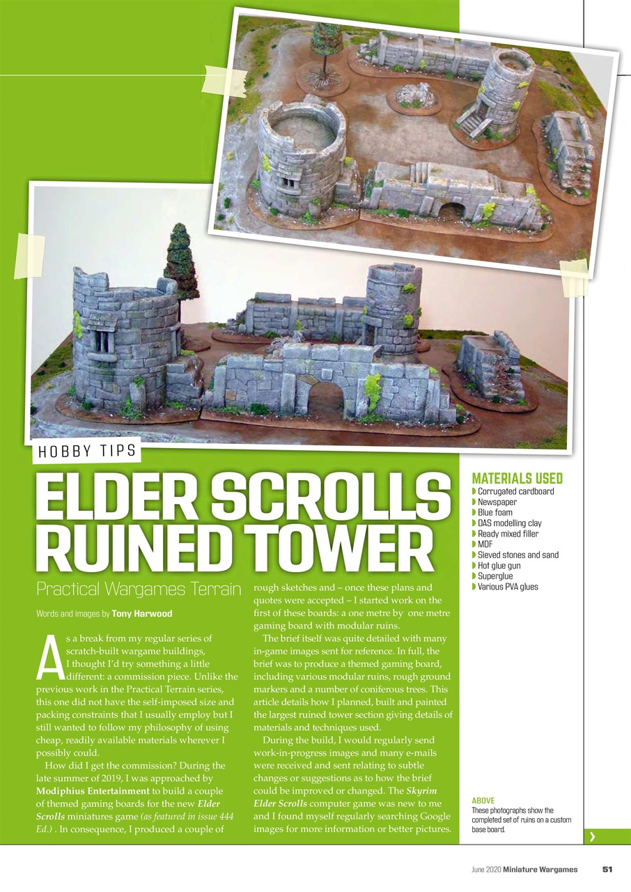 Miniature Wargames Preview Pages