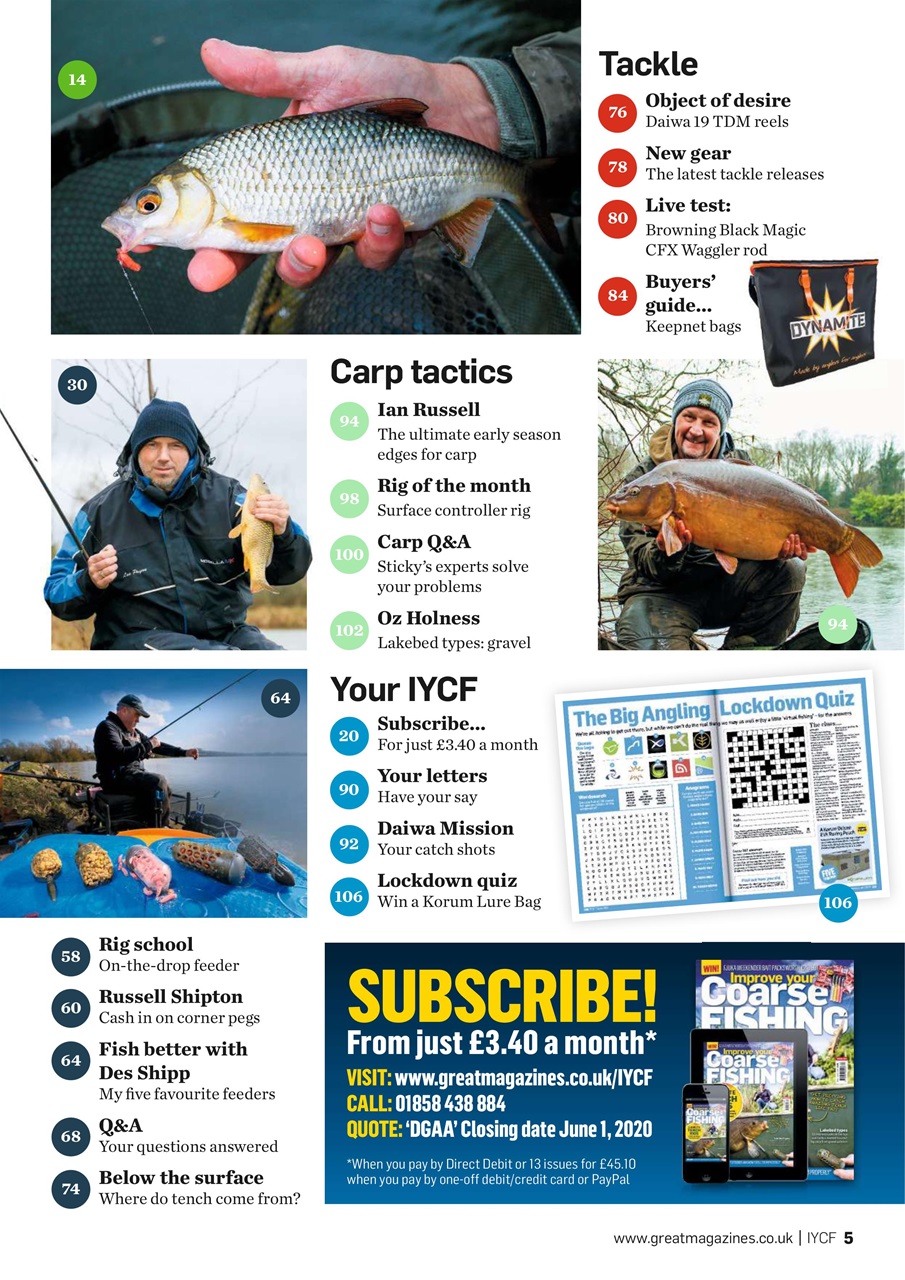 Improve Your Coarse Fishing Preview Pages
