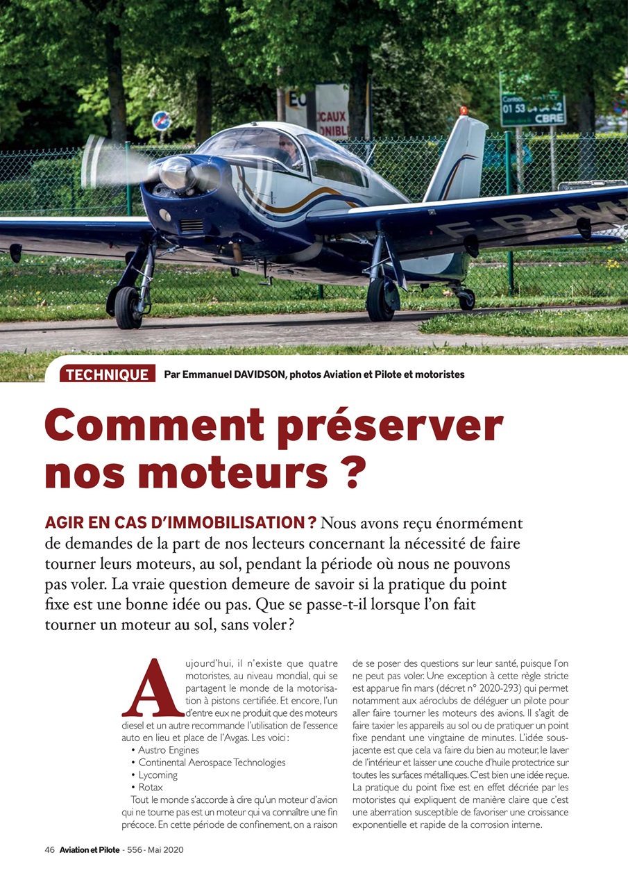 Aviation et Pilote Preview Pages