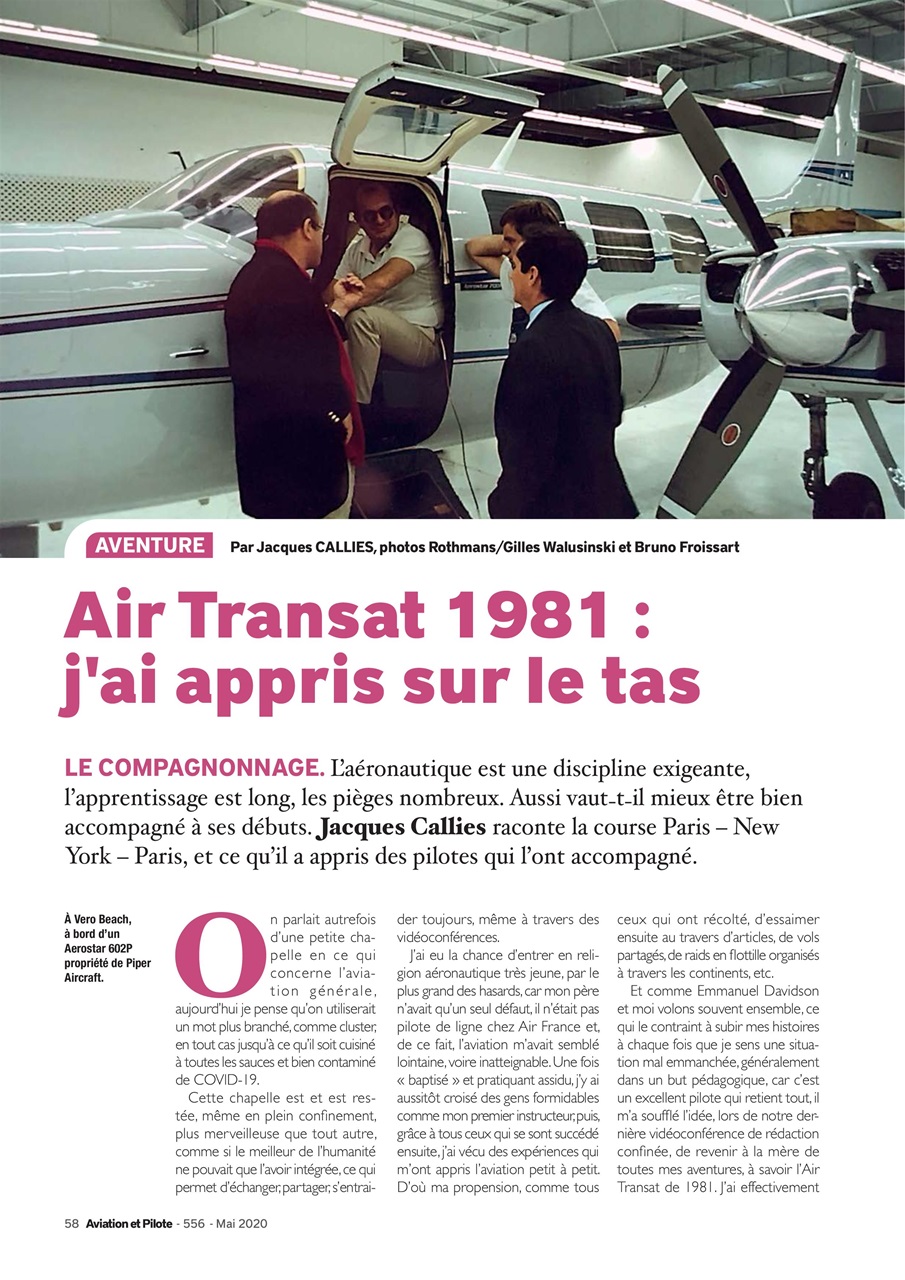 Aviation et Pilote Preview Pages