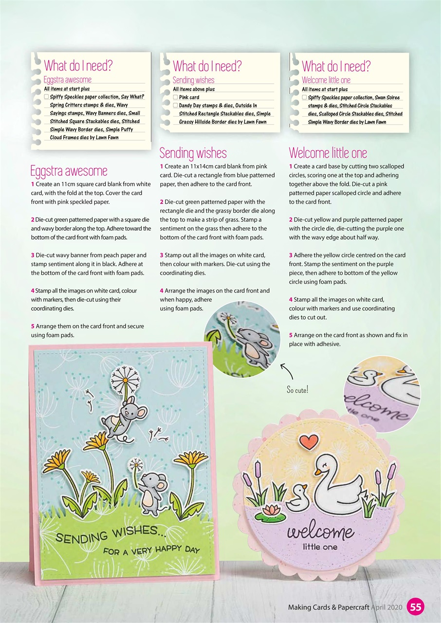 Making Cards & Papercraft Preview Pages