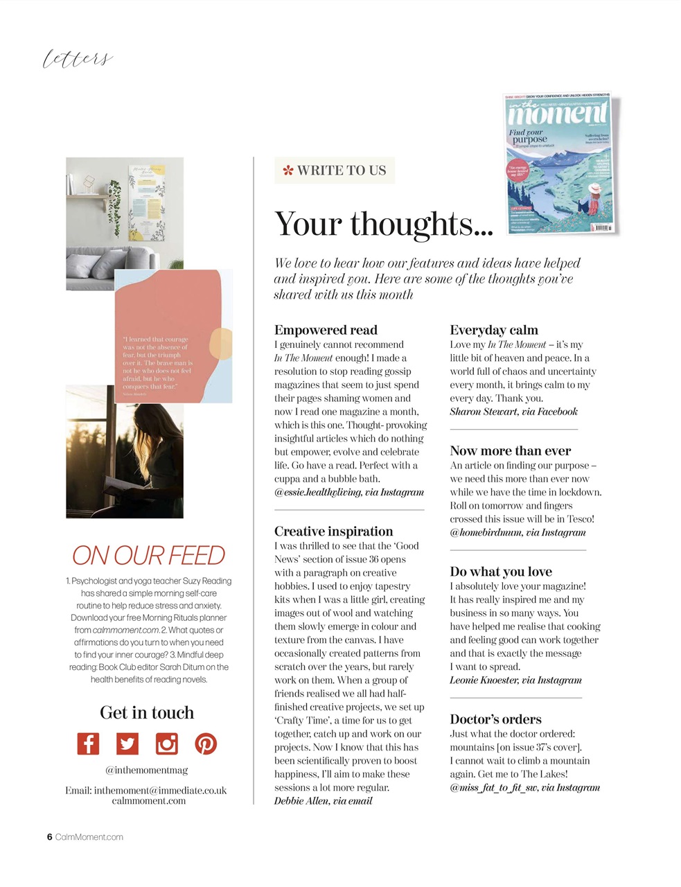 In The Moment Preview Pages