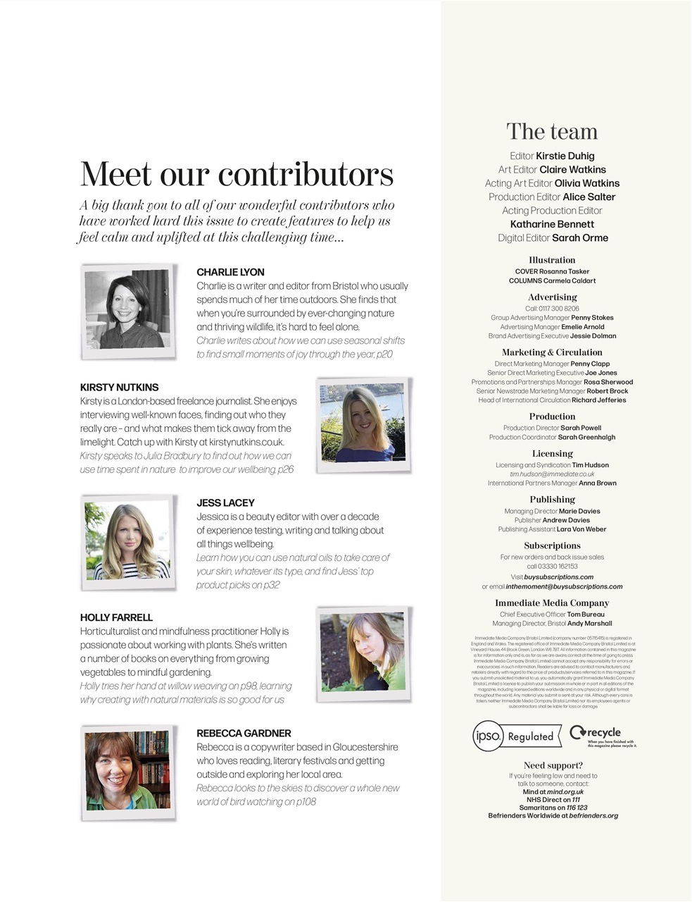 In The Moment Preview Pages