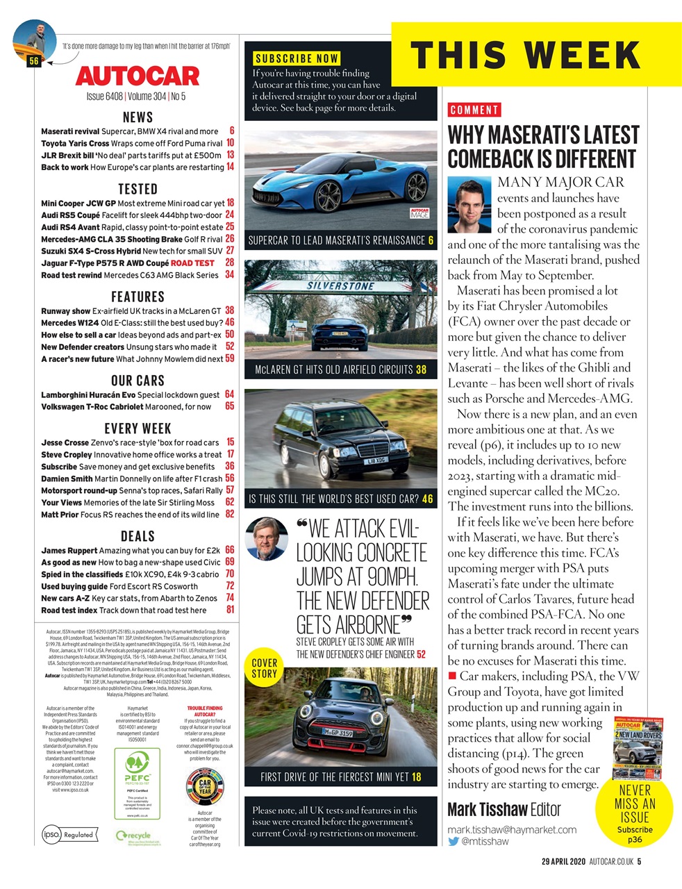 Autocar Preview Pages