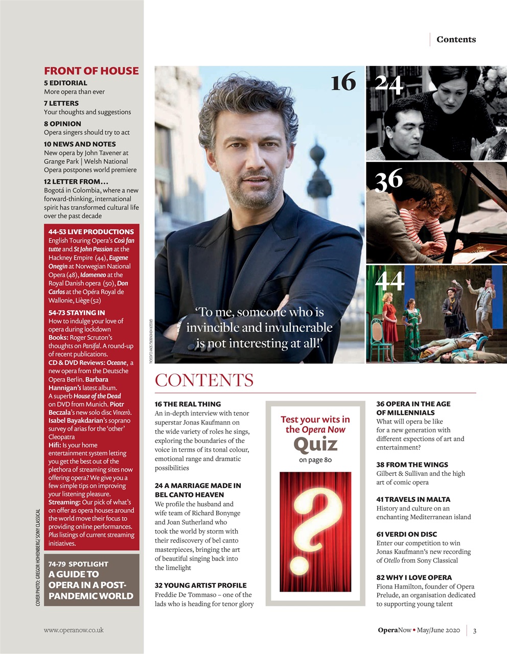 Opera Now Preview Pages