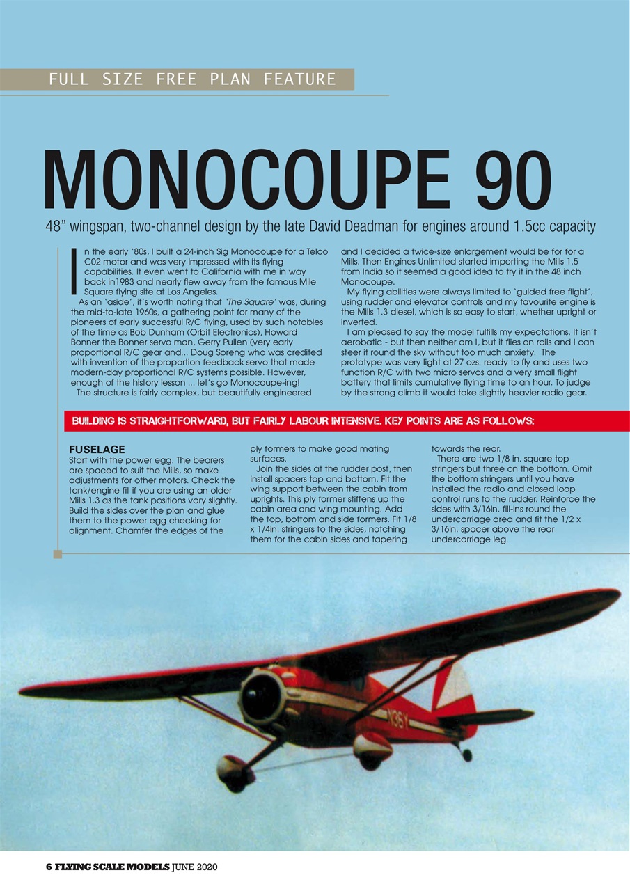 Flying Scale Models Preview Pages