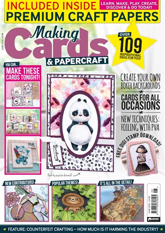 Making Cards & Papercraft issue June 2020