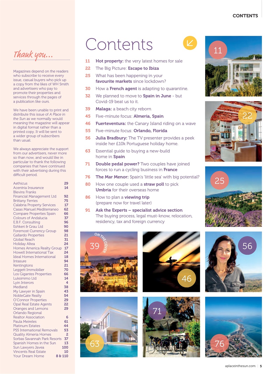 A Place in the Sun Magazine Preview Pages