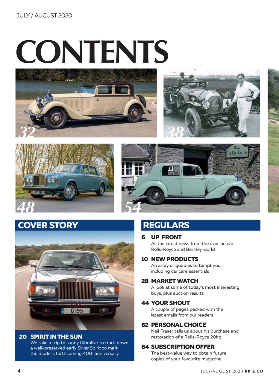 Rolls-Royce & Bentley Driver Preview Pages