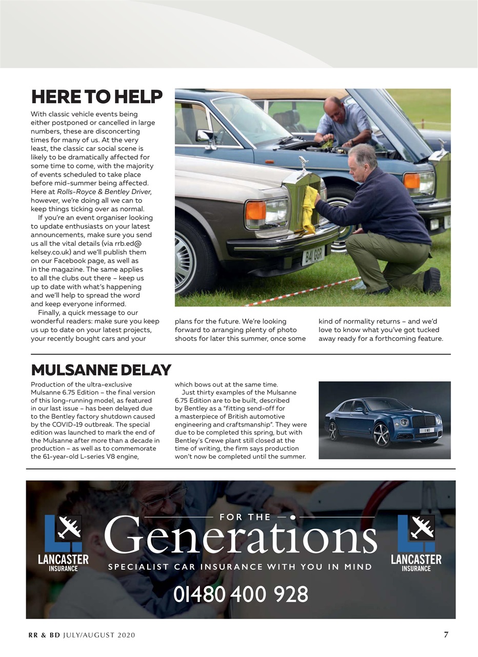 Rolls-Royce & Bentley Driver Preview Pages