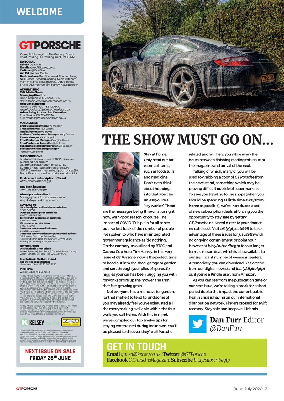 GT Porsche Preview Pages