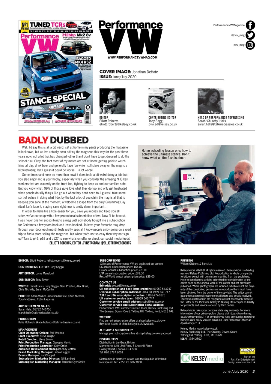 Performance VW Preview Pages