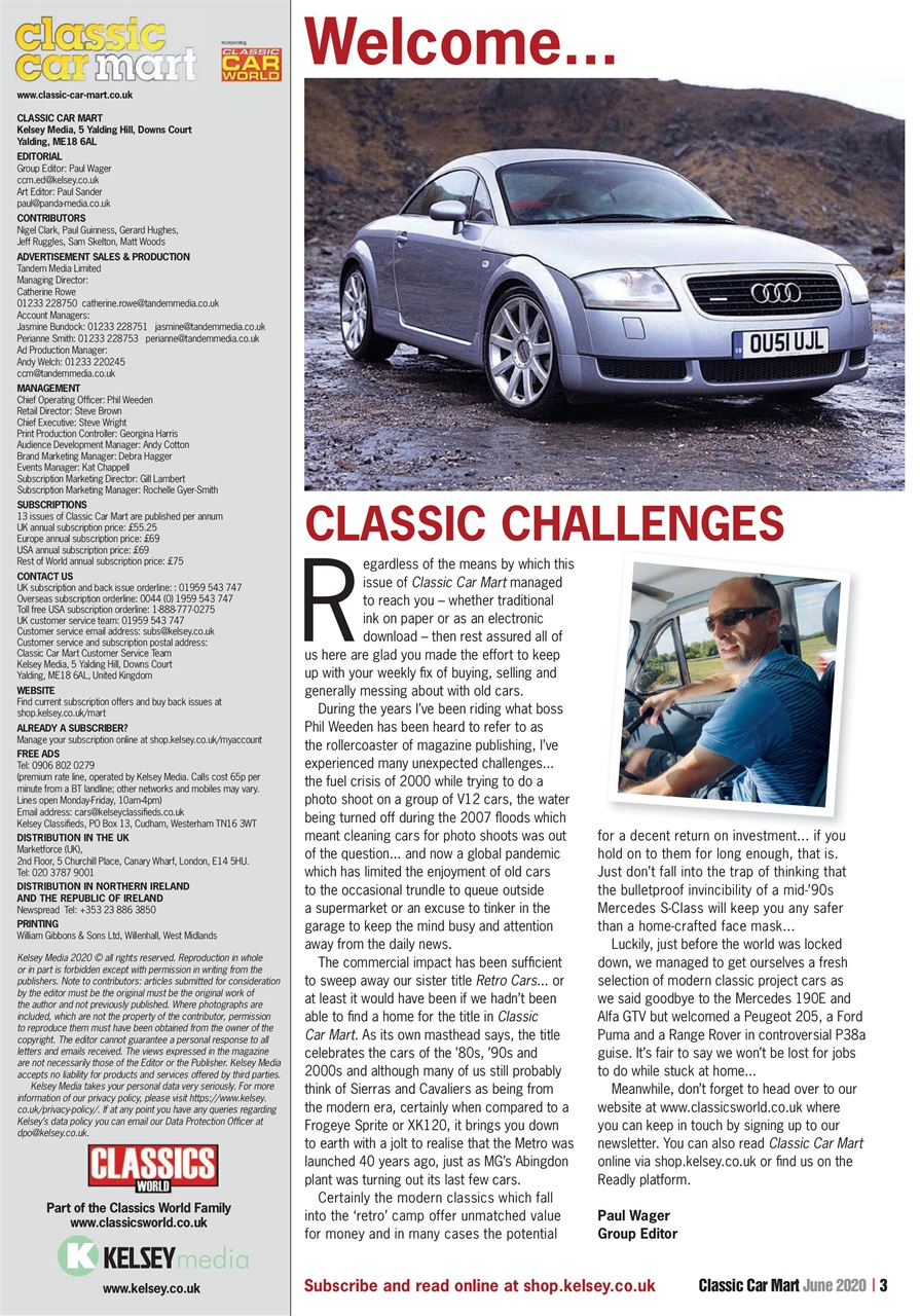 Classic Car Mart Preview Pages