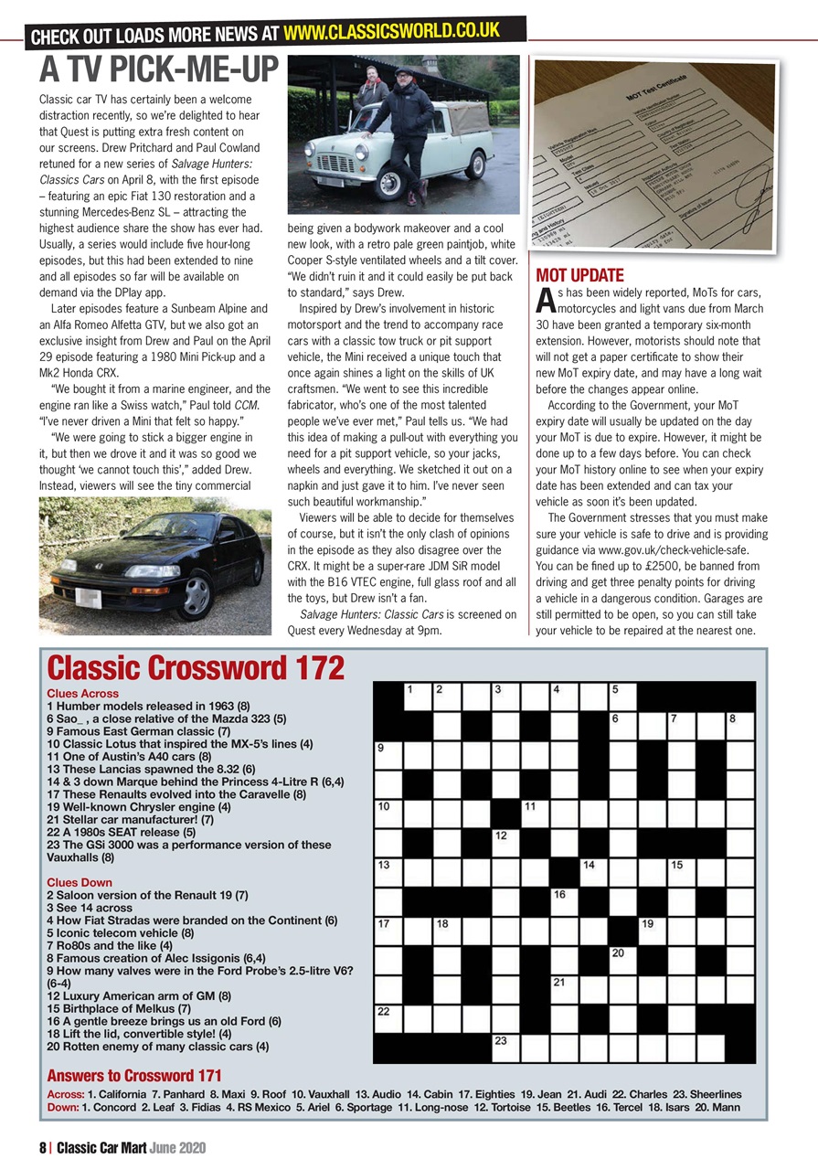 Classic Car Mart Preview Pages