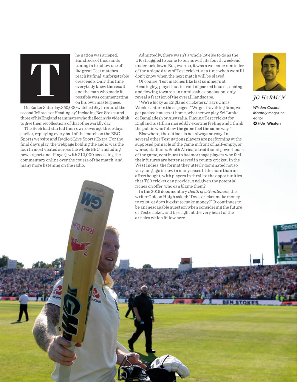 Wisden Cricket Monthly Preview Pages