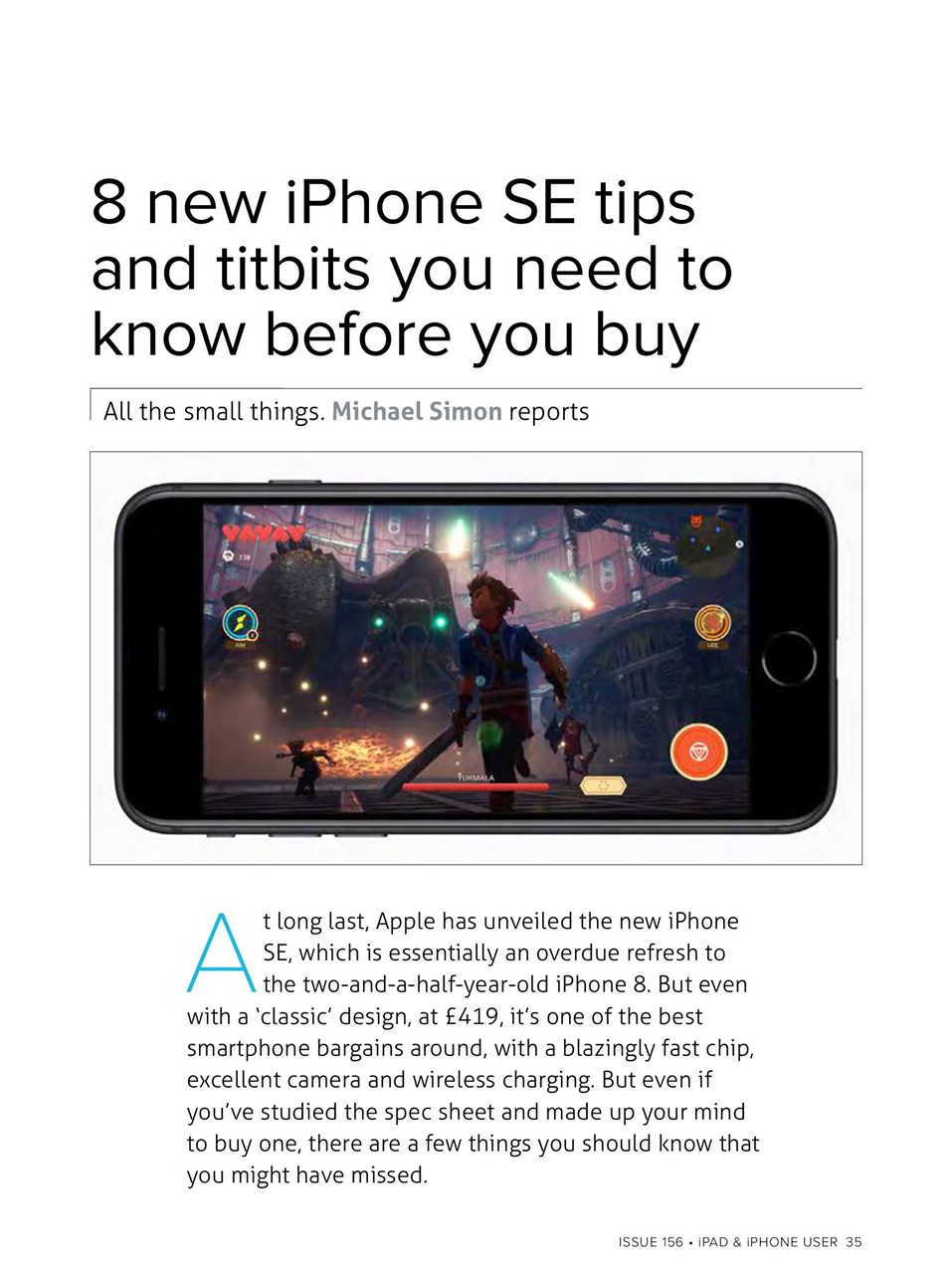 iPad and iPhone User Preview Pages