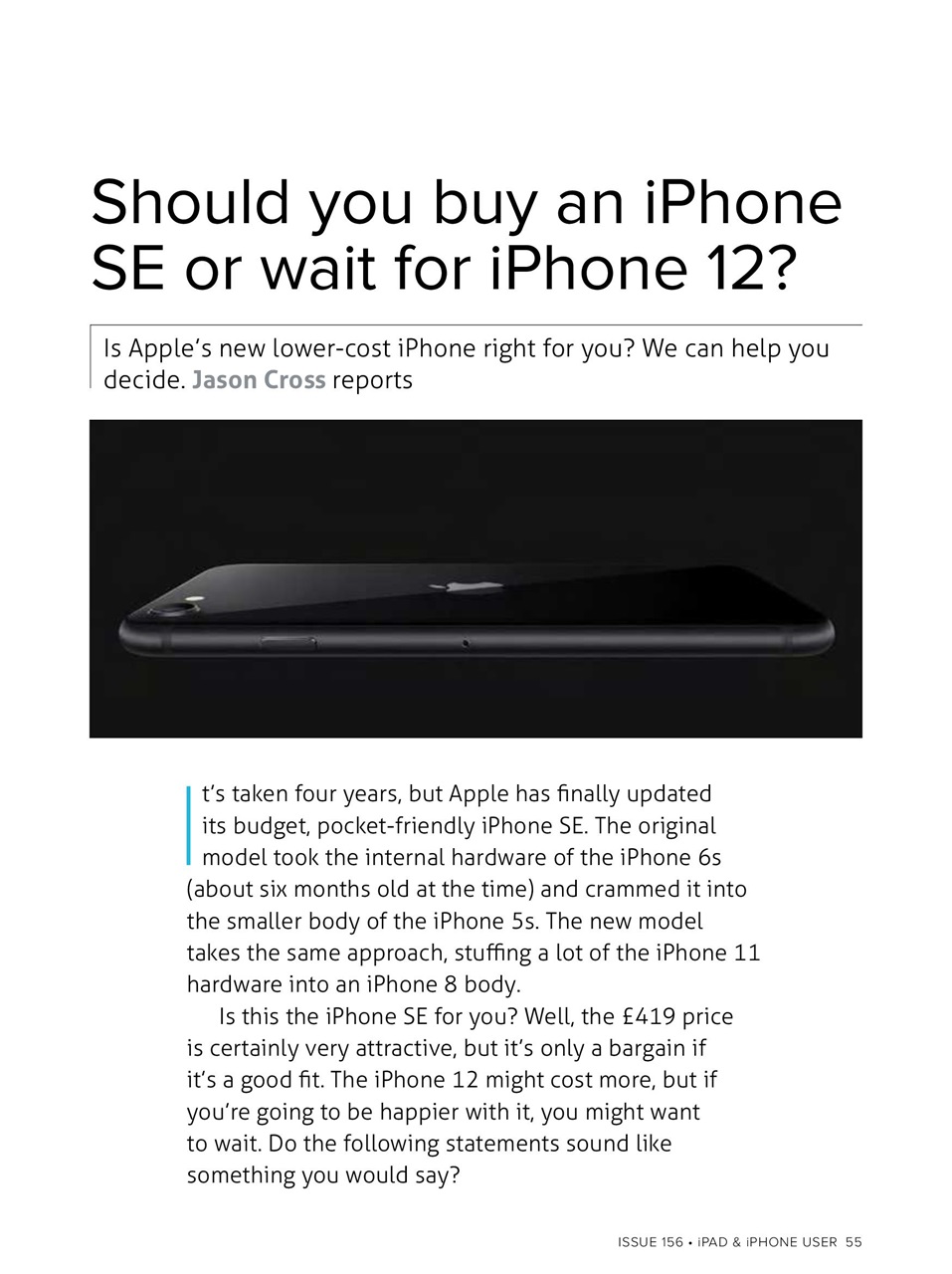 iPad and iPhone User Preview Pages