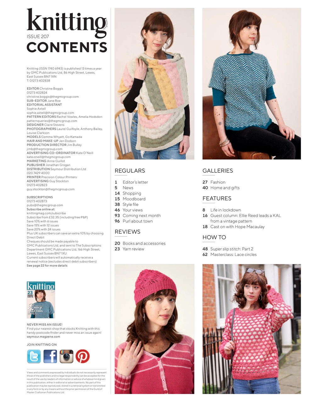 Knitting Preview Pages