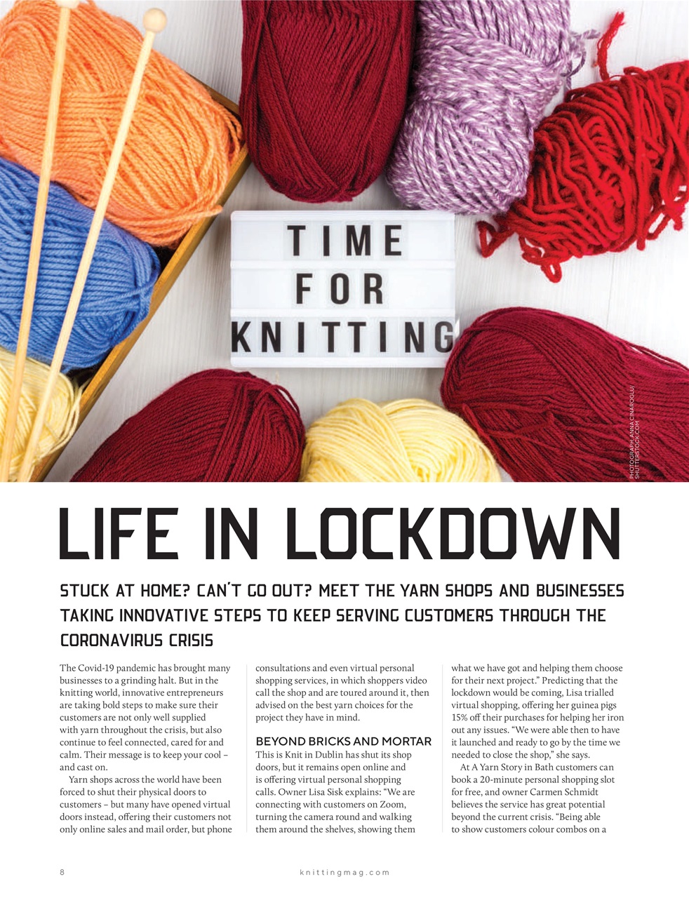 Knitting Preview Pages