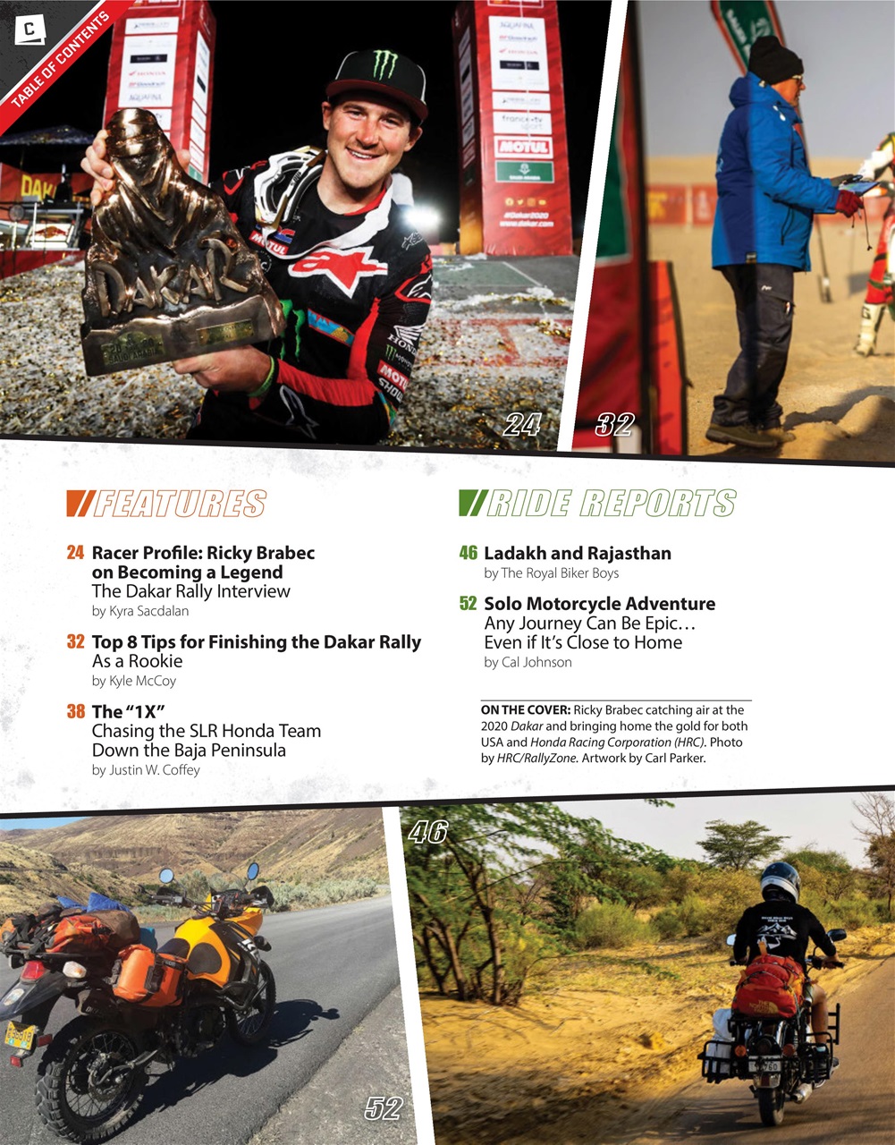 Adventure Motorcycle Preview Pages