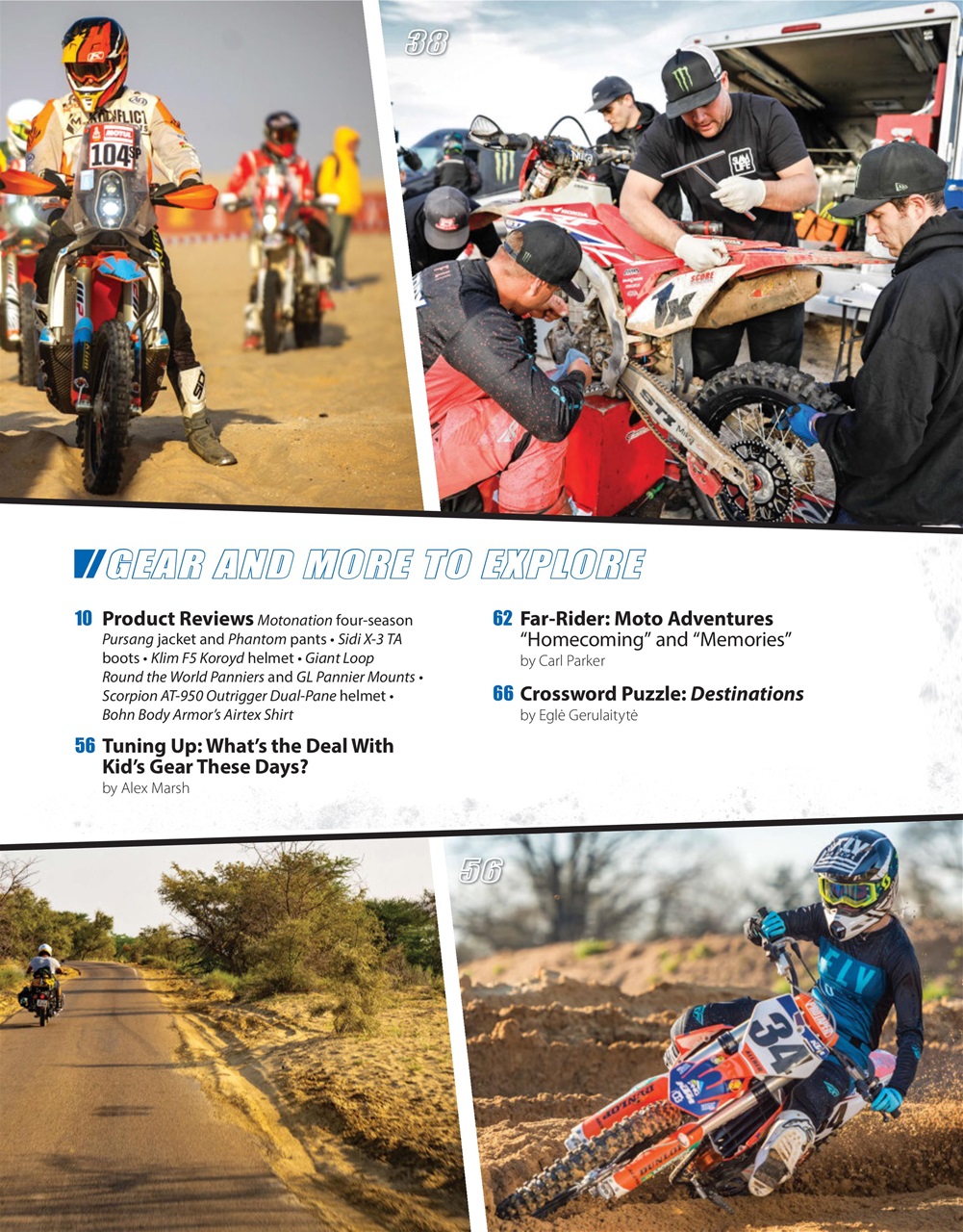 Adventure Motorcycle Preview Pages