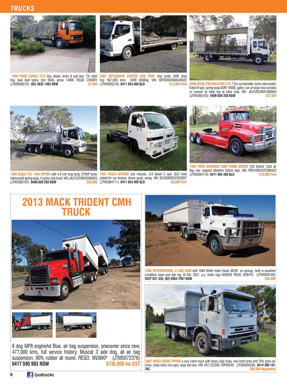 JUST TRUCKS Preview Pages