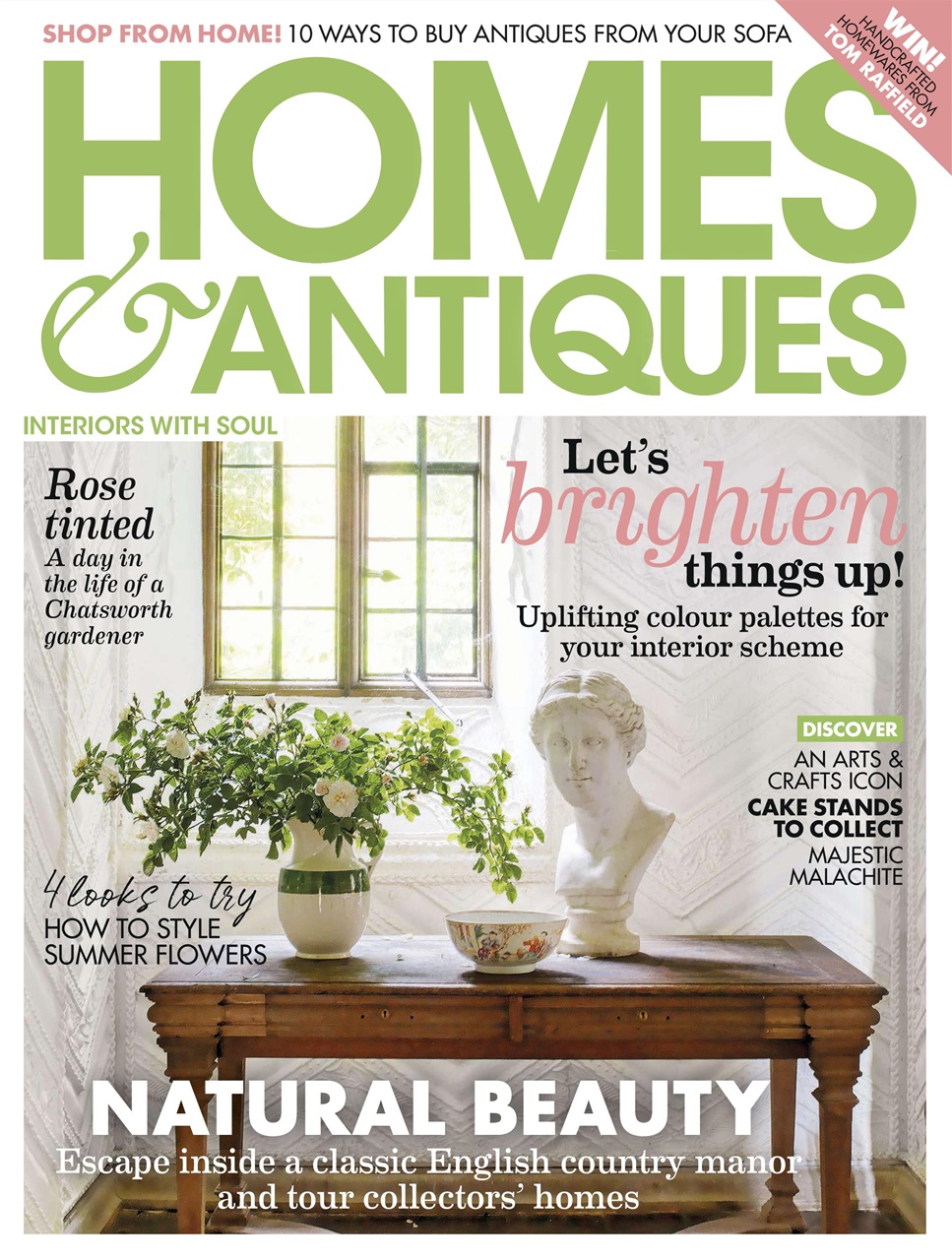 Homes & Antiques Magazine Preview Pages