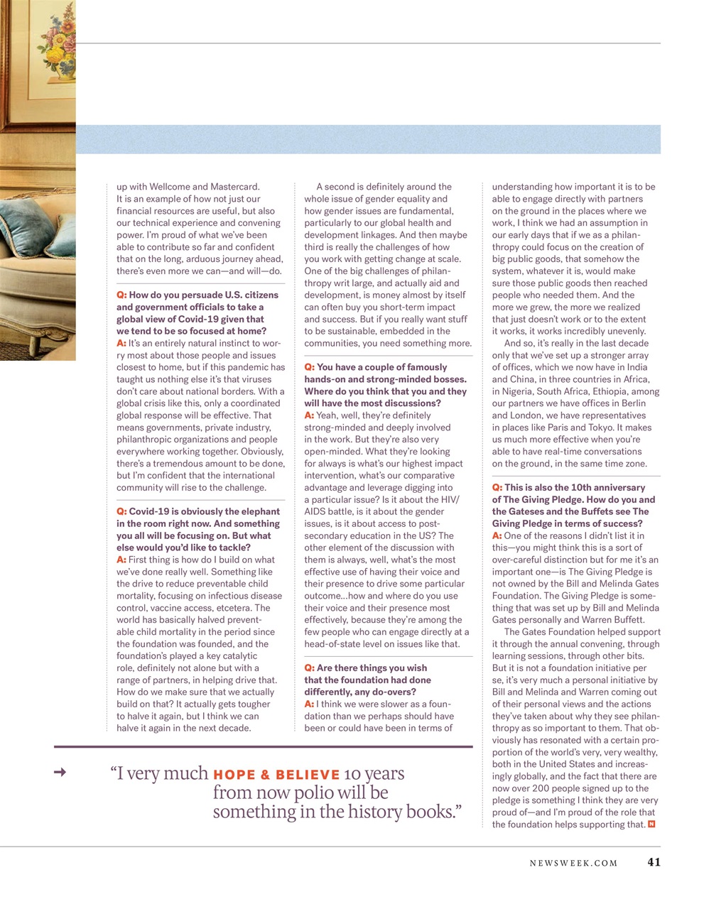 Newsweek International Preview Pages