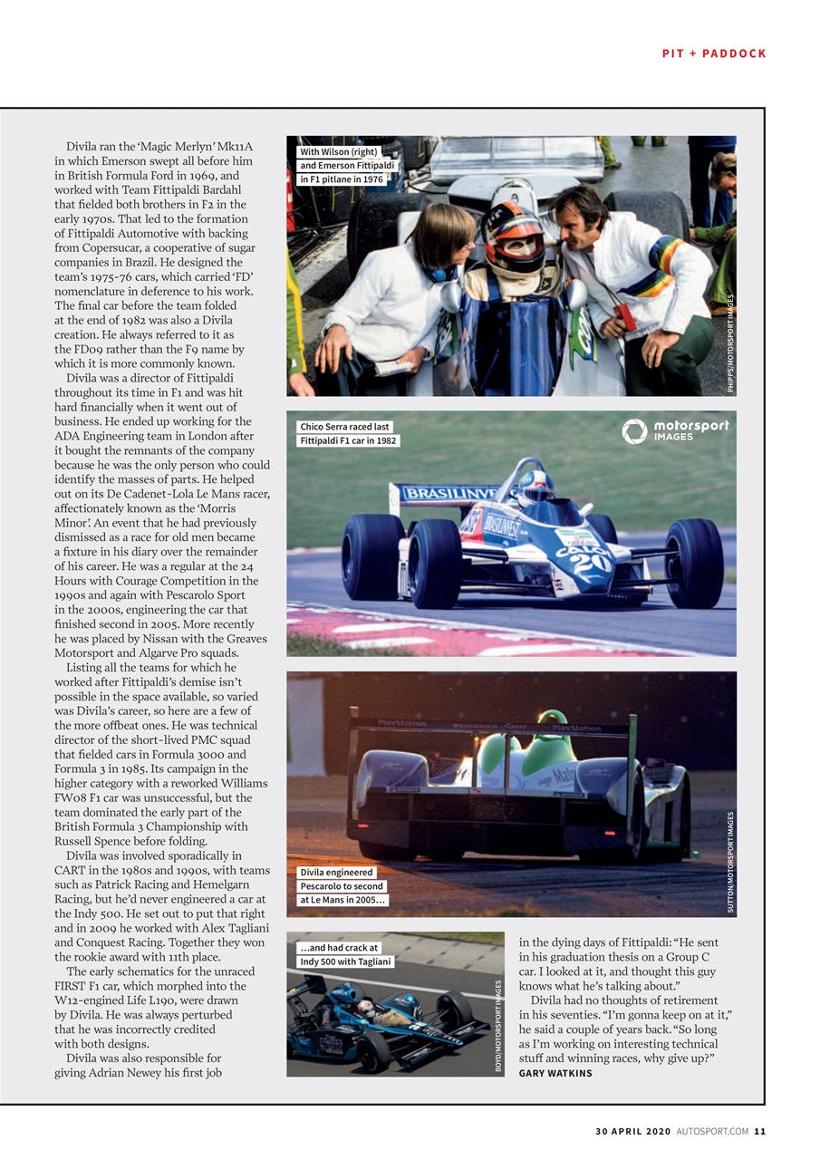 Autosport Preview Pages