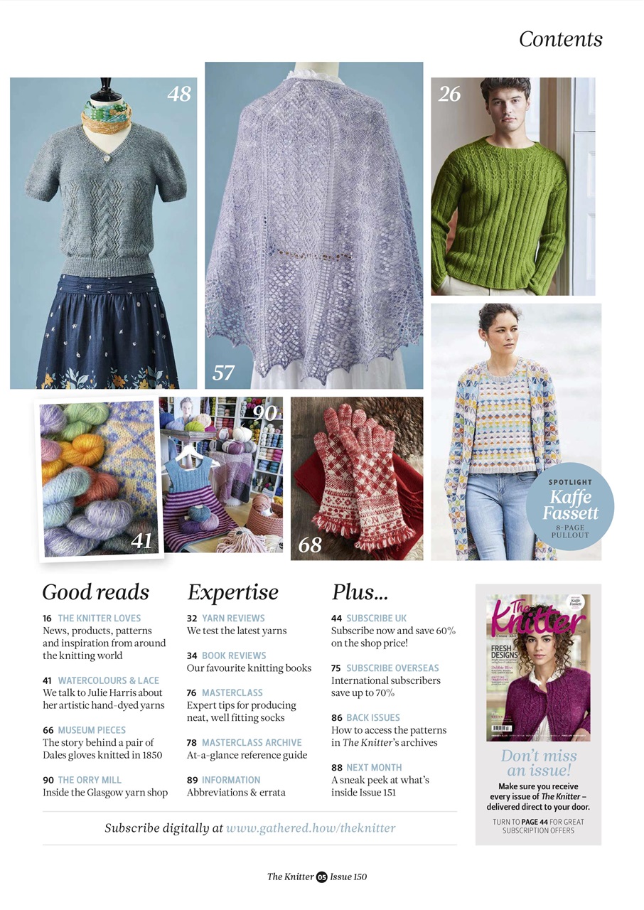 The Knitter Preview Pages