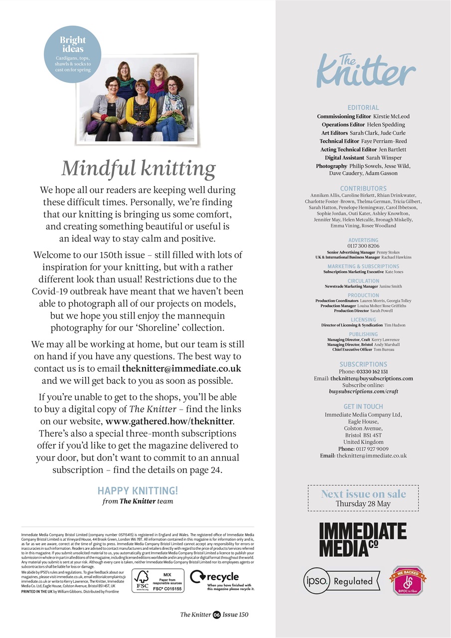 The Knitter Preview Pages