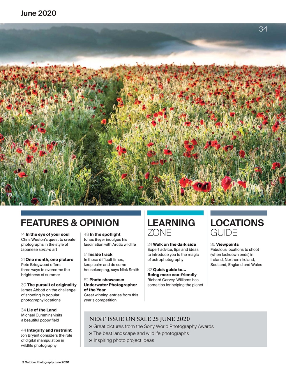 Outdoor Photography Preview Pages