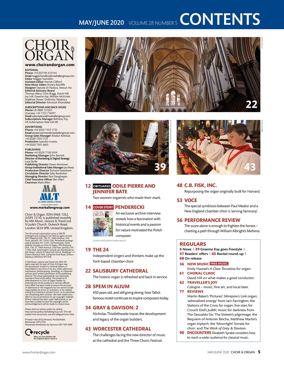 Choir & Organ Preview Pages