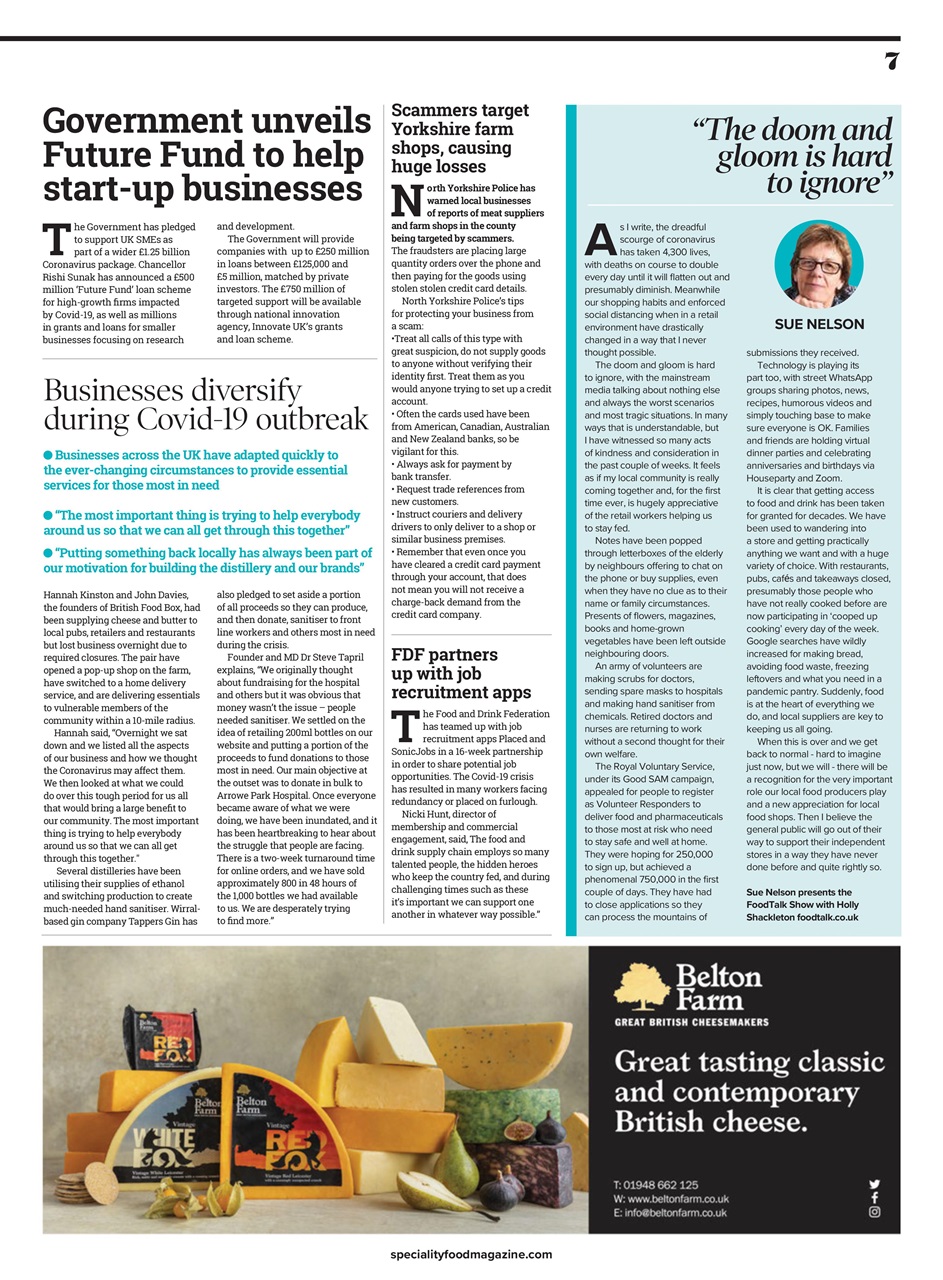 Speciality Food Preview Pages