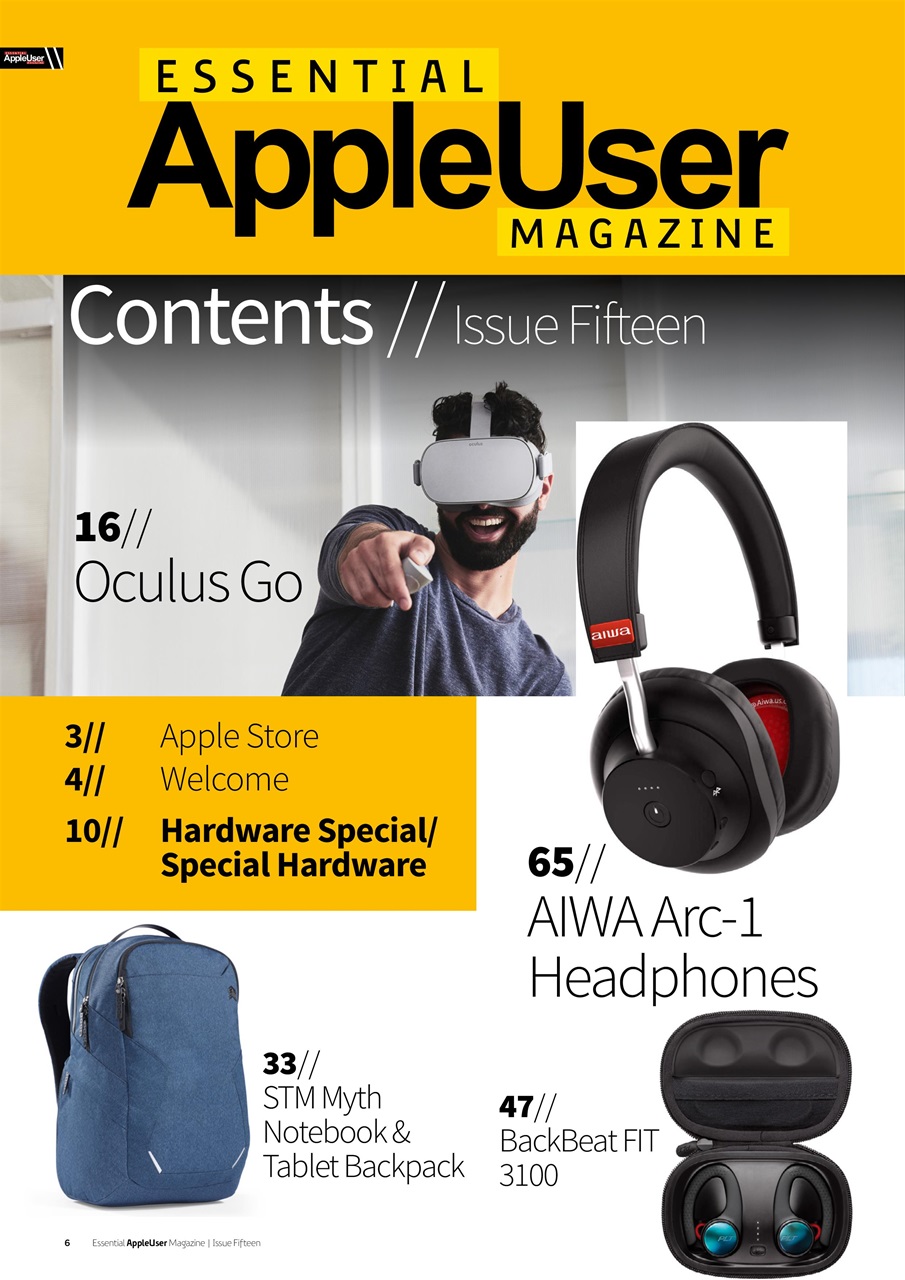 Essential Apple User Preview Pages