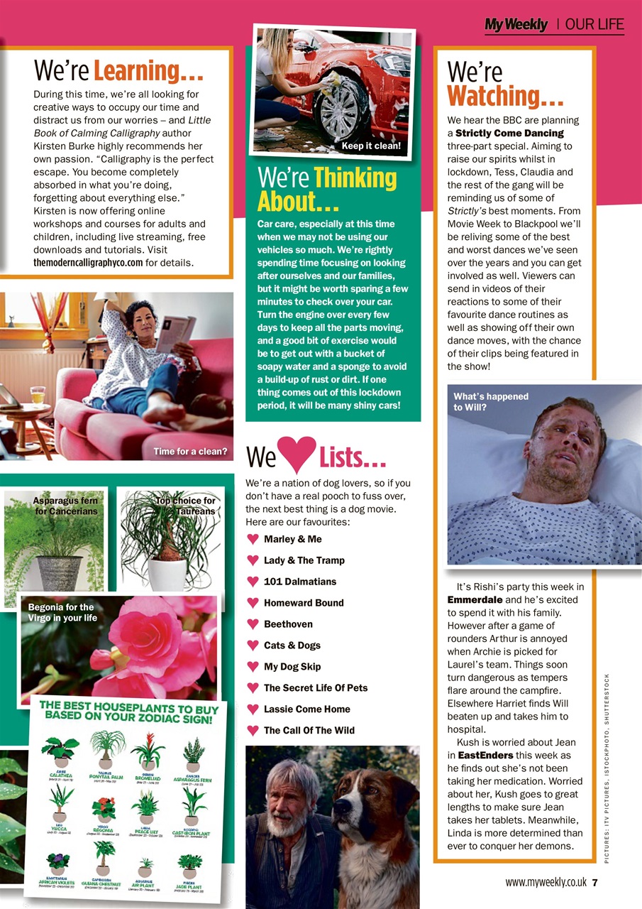 My Weekly Preview Pages