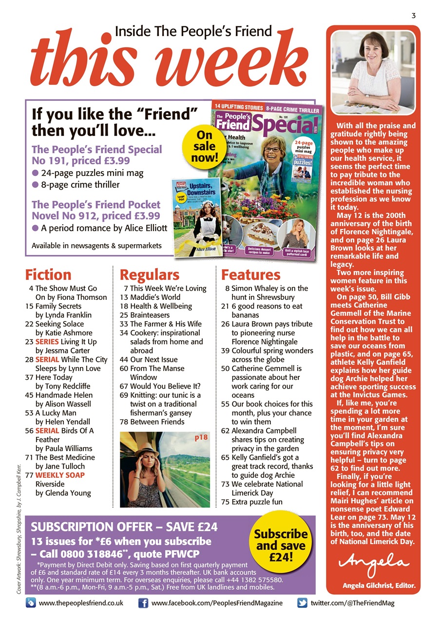 The People’s Friend Preview Pages