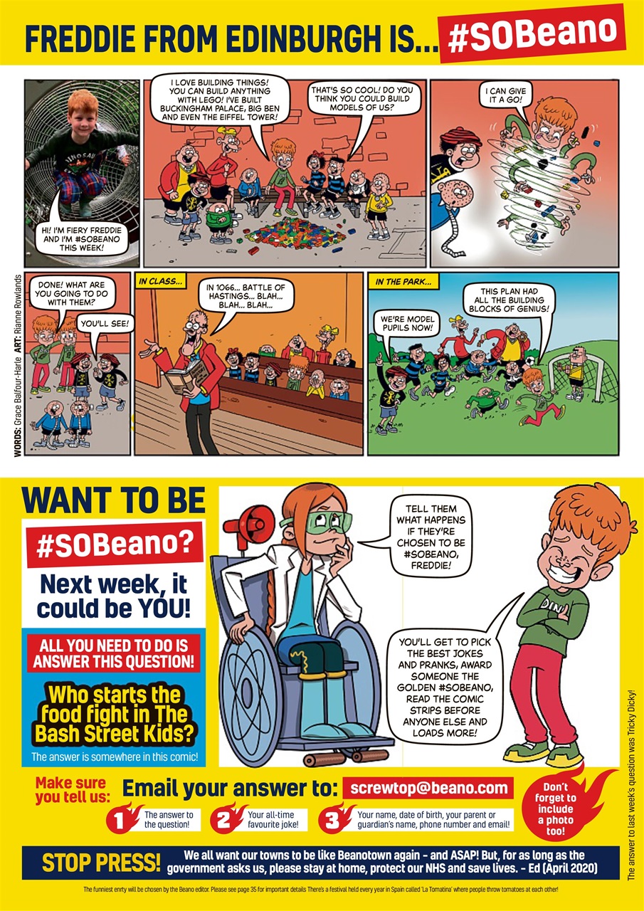 Beano Preview Pages
