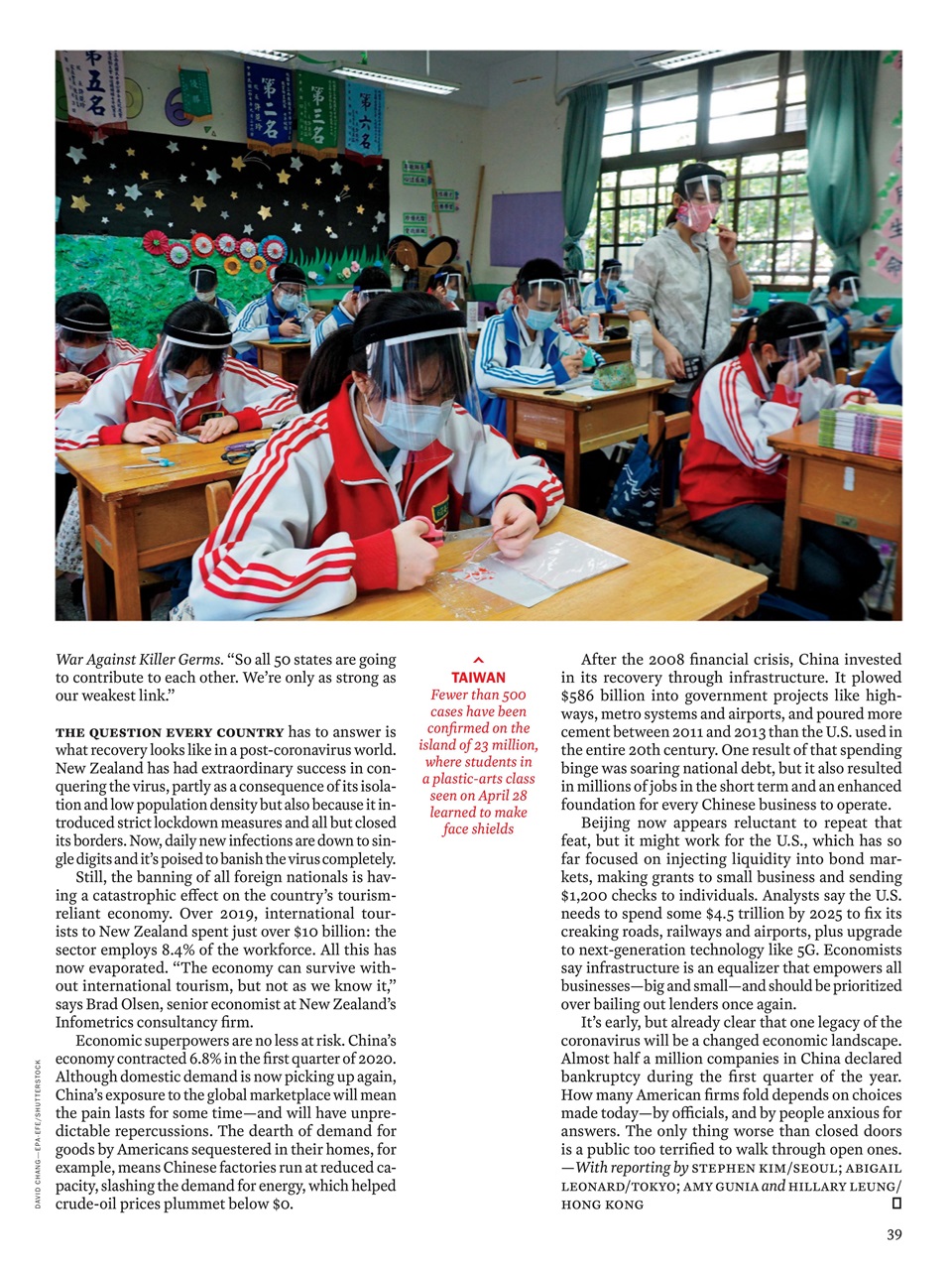 TIME Magazine Europe Preview Pages