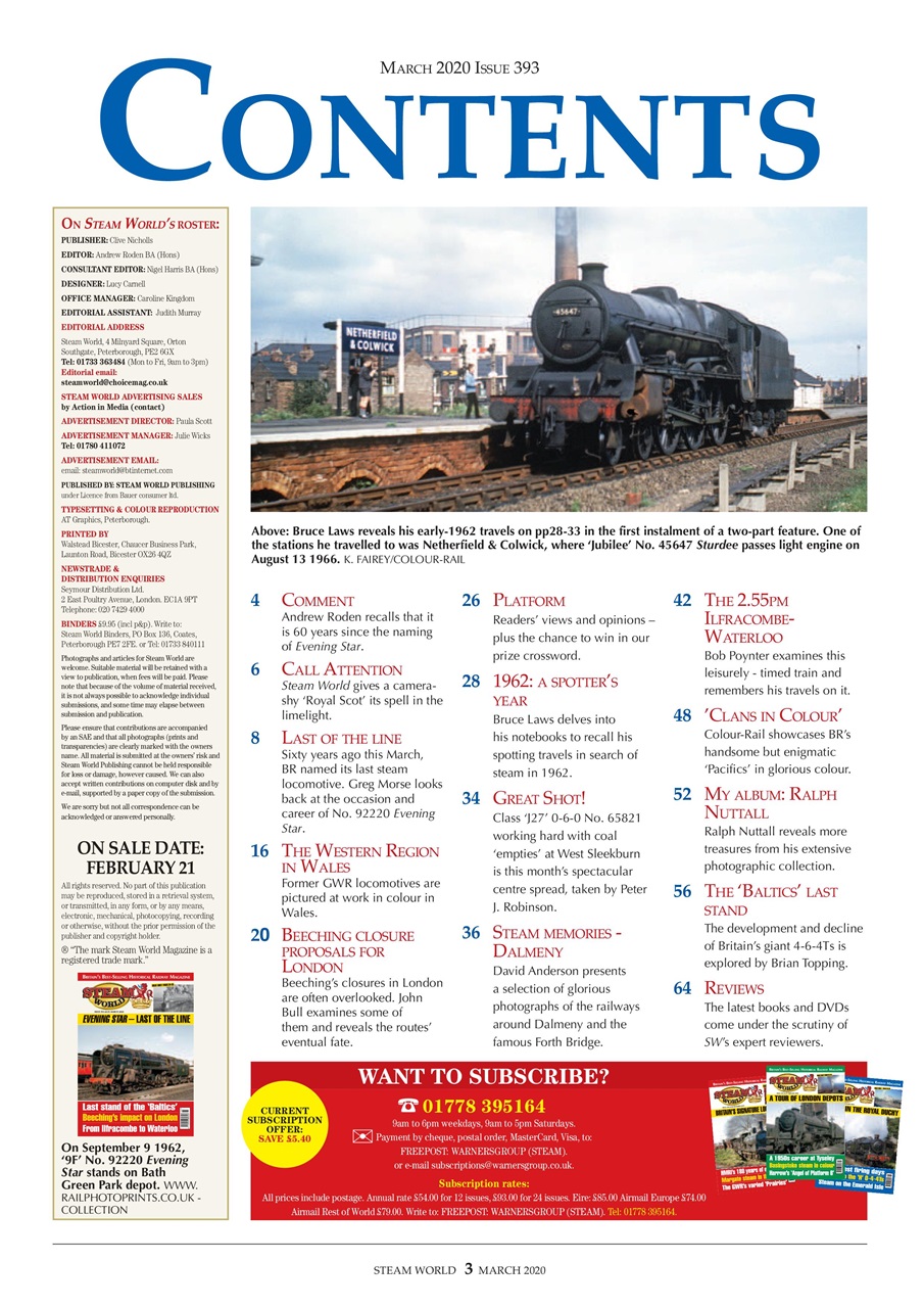 Steam World Preview Pages