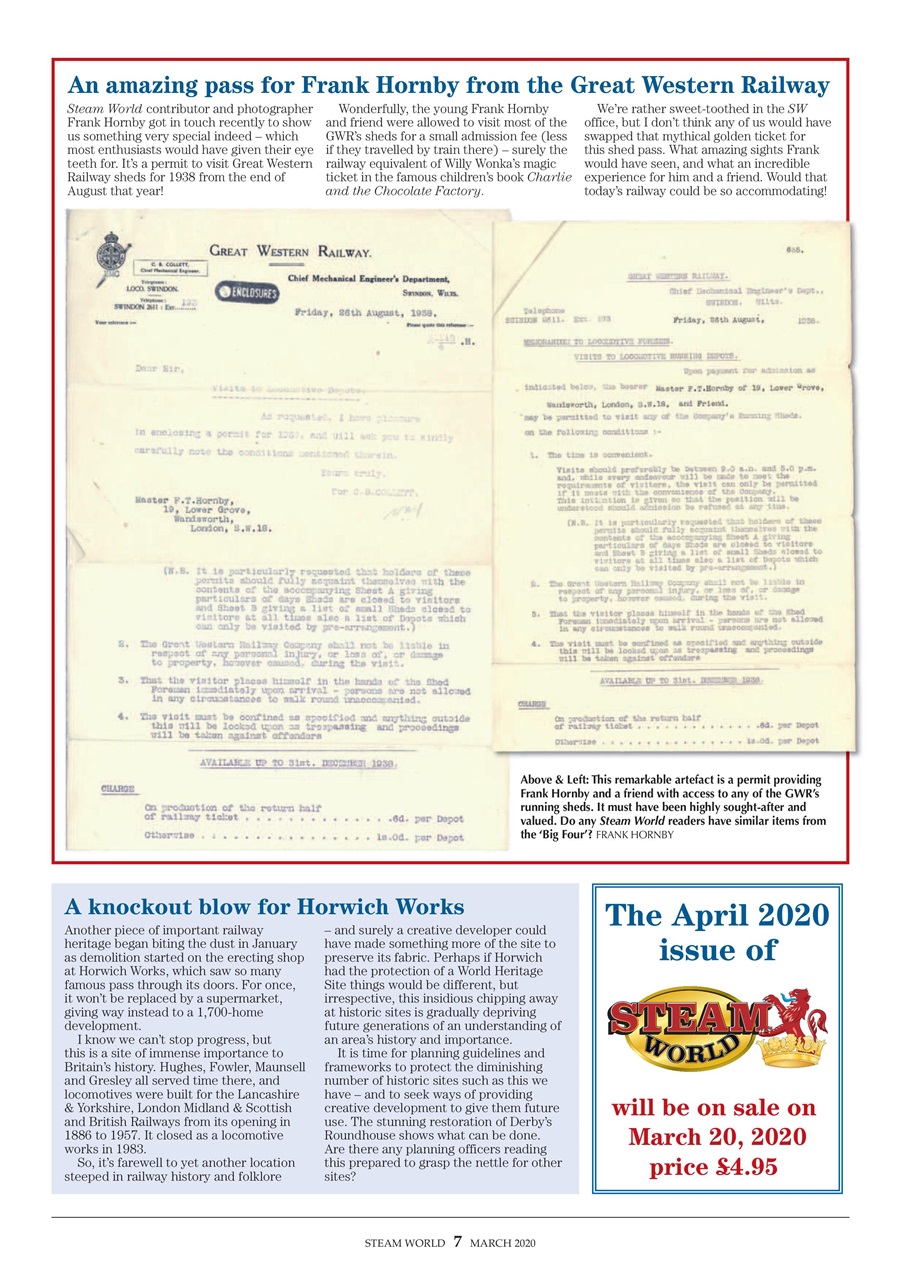 Steam World Preview Pages