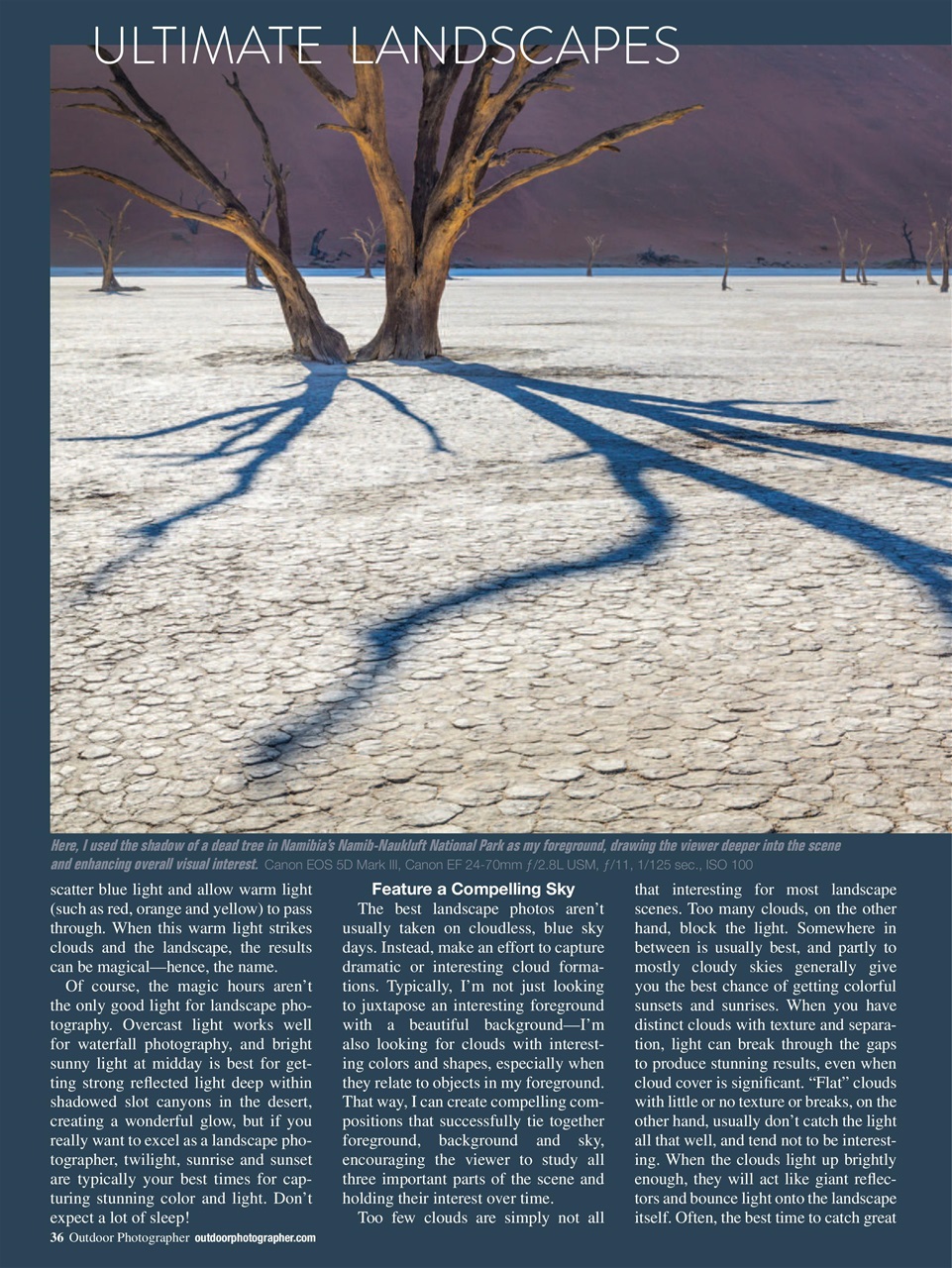 Outdoor Photographer Preview Pages