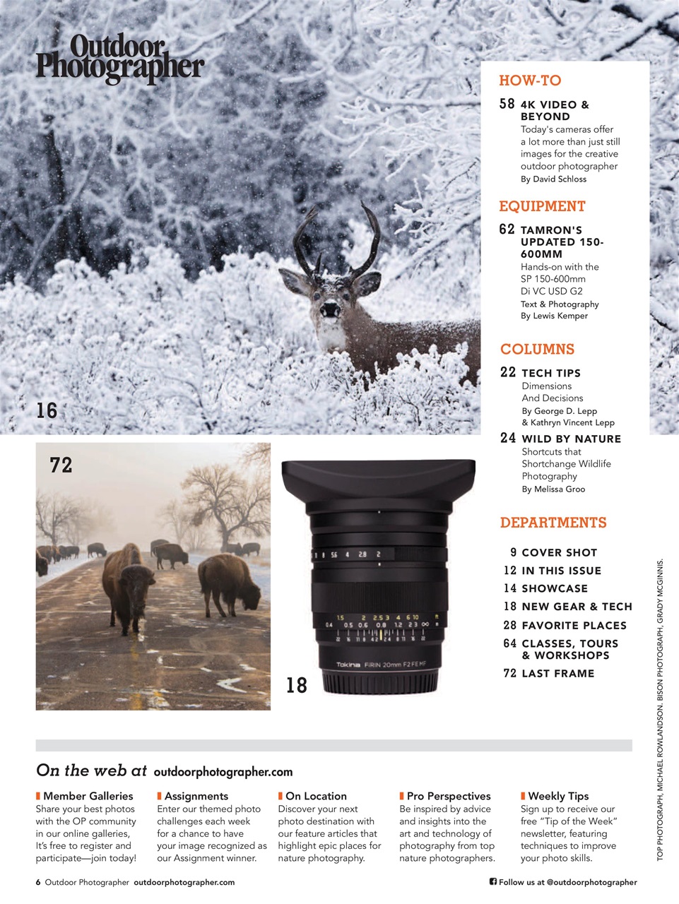 Outdoor Photographer Preview Pages