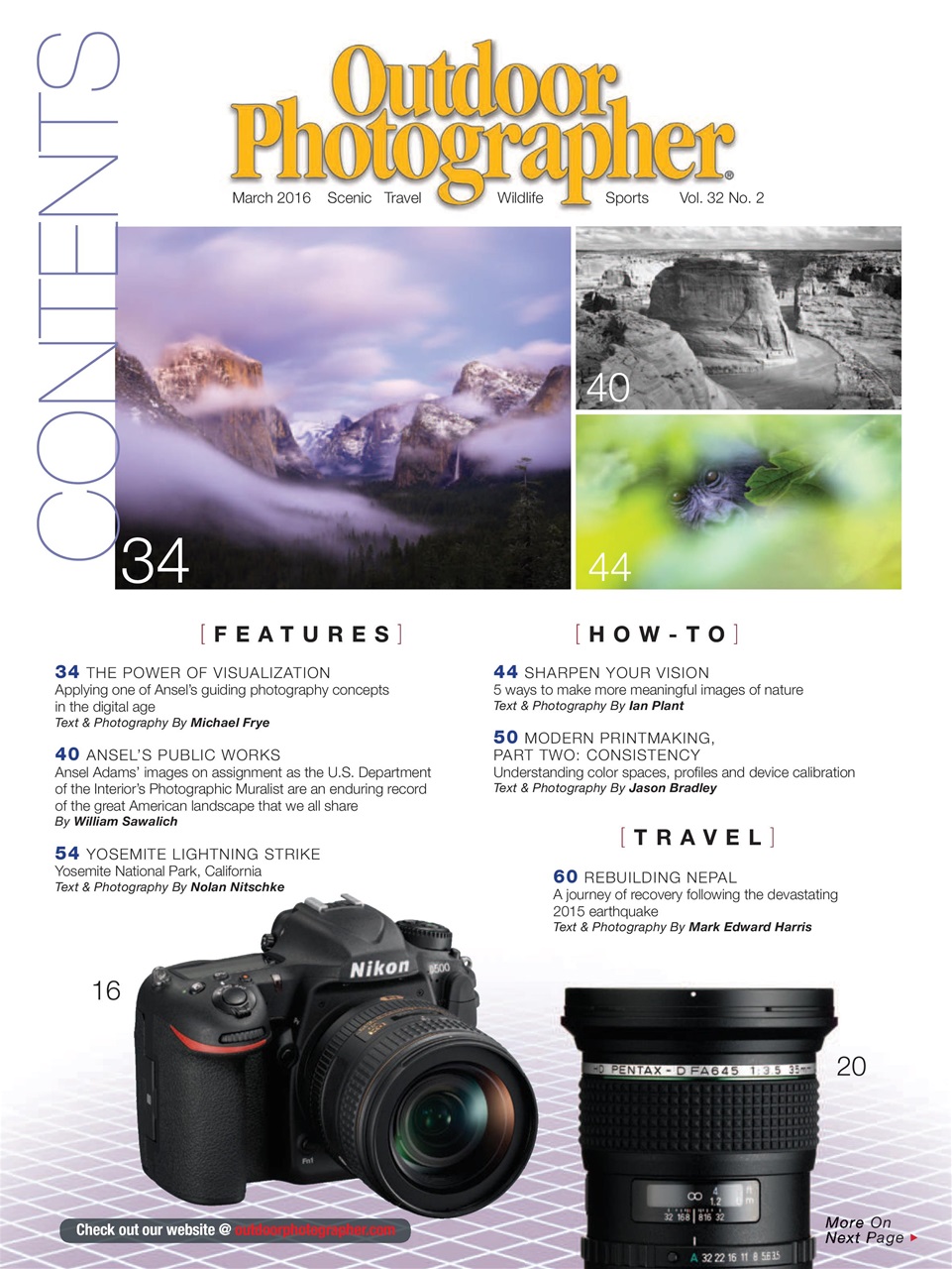 Outdoor Photographer Preview Pages
