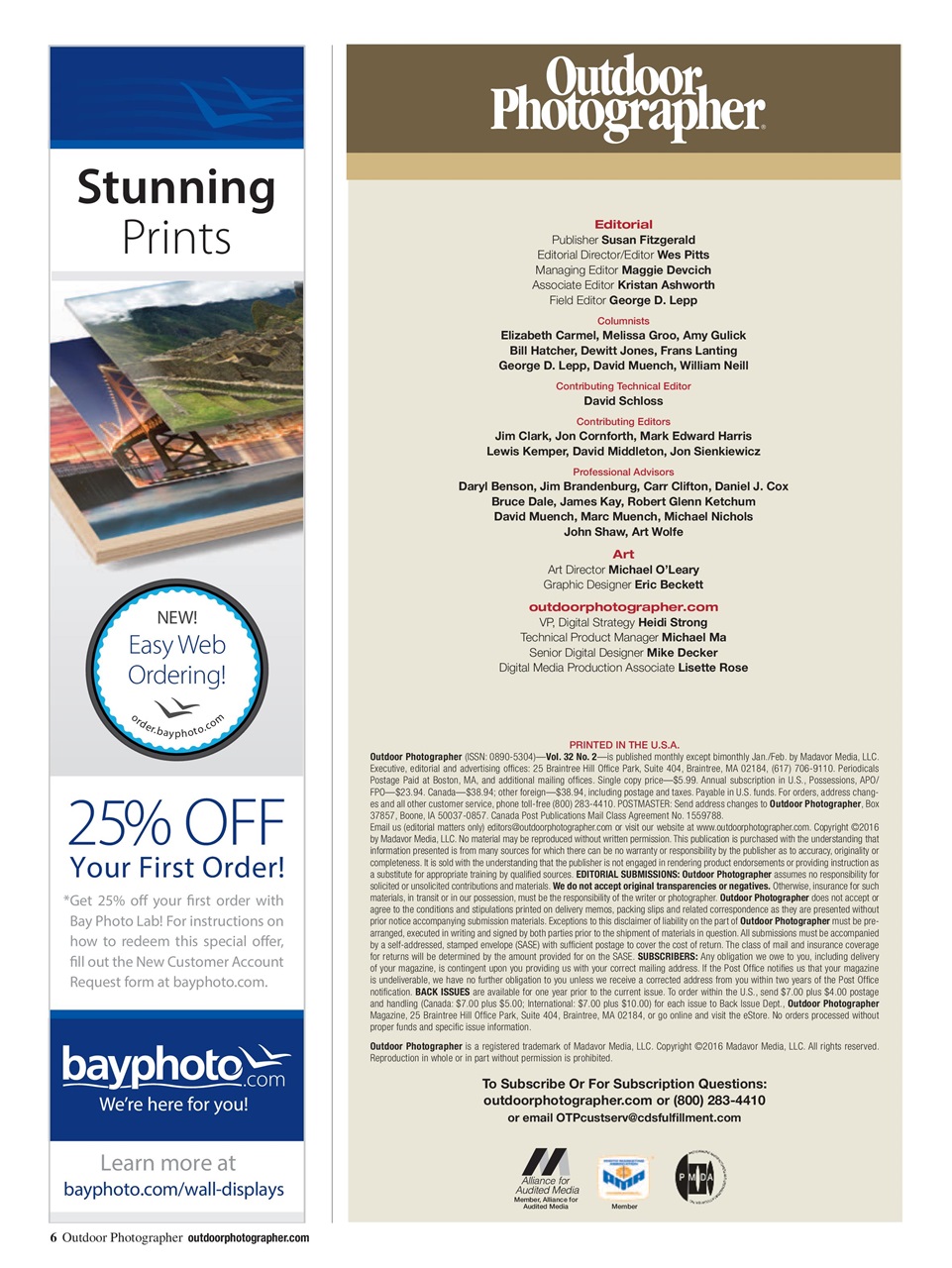 Outdoor Photographer Preview Pages