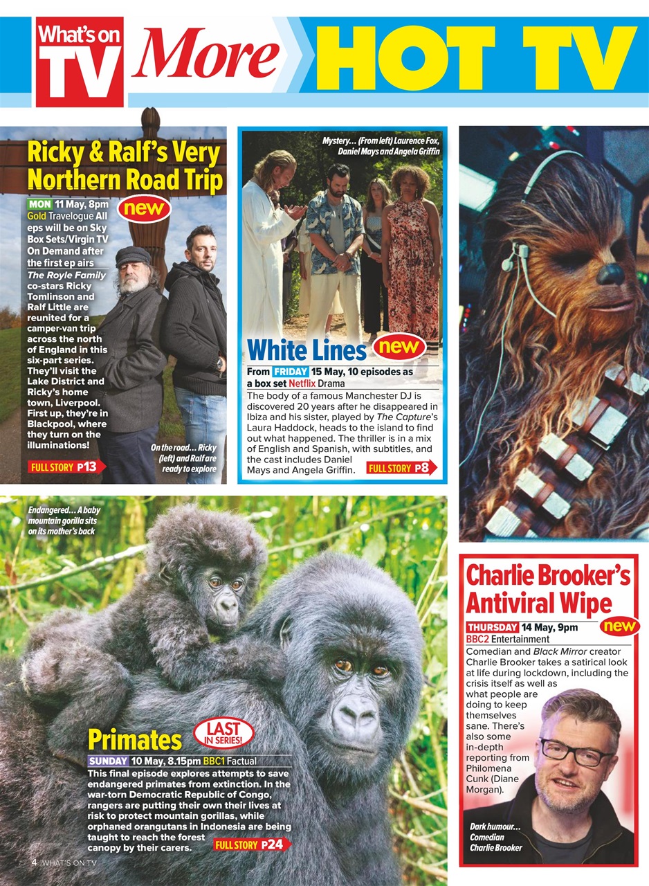 What's on TV Preview Pages